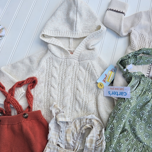 Cat & Jack, Abby & Evie, Carters, 5pc Baby Clothing Bundle 12-18 Months - Picture 5 of 6